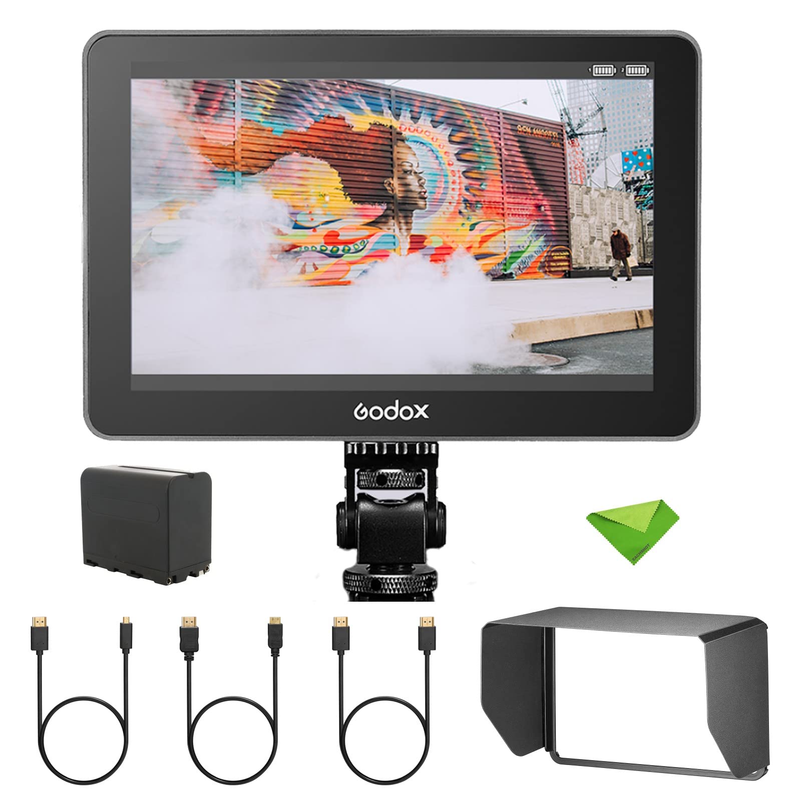 Godox gm7sフィールドモニター 本体 撮影用モニター Amazon | Godox GM7S 4K カメラモニター 7 インチ 1200nit 超高輝度